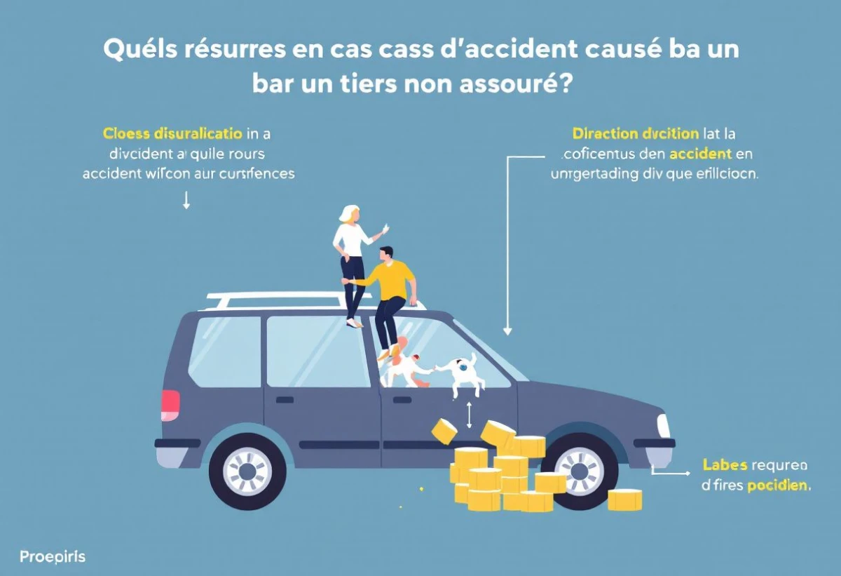 Quels recours en cas d'accident causé par un tiers non assuré