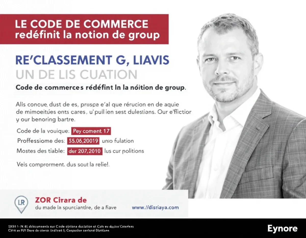 Reclassement professionnel : le Code de commerce redéfinit la notion de groupe