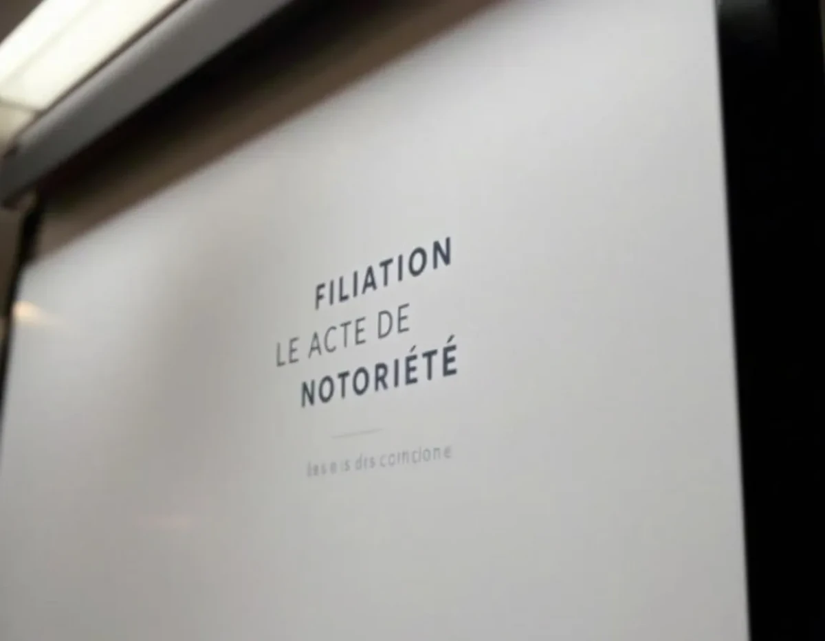 Filiation et acte de notoriété : les enjeux juridiques méconnus