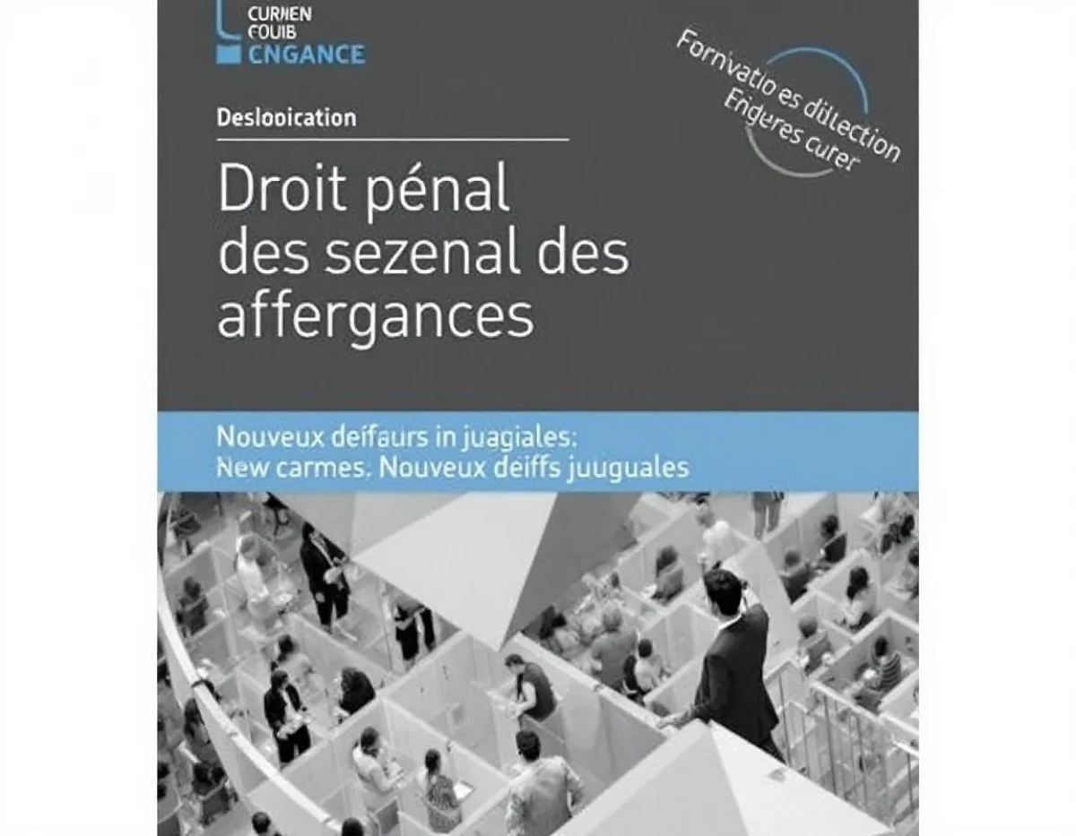 Droit pénal des affaires : Nouveaux défis juridiques