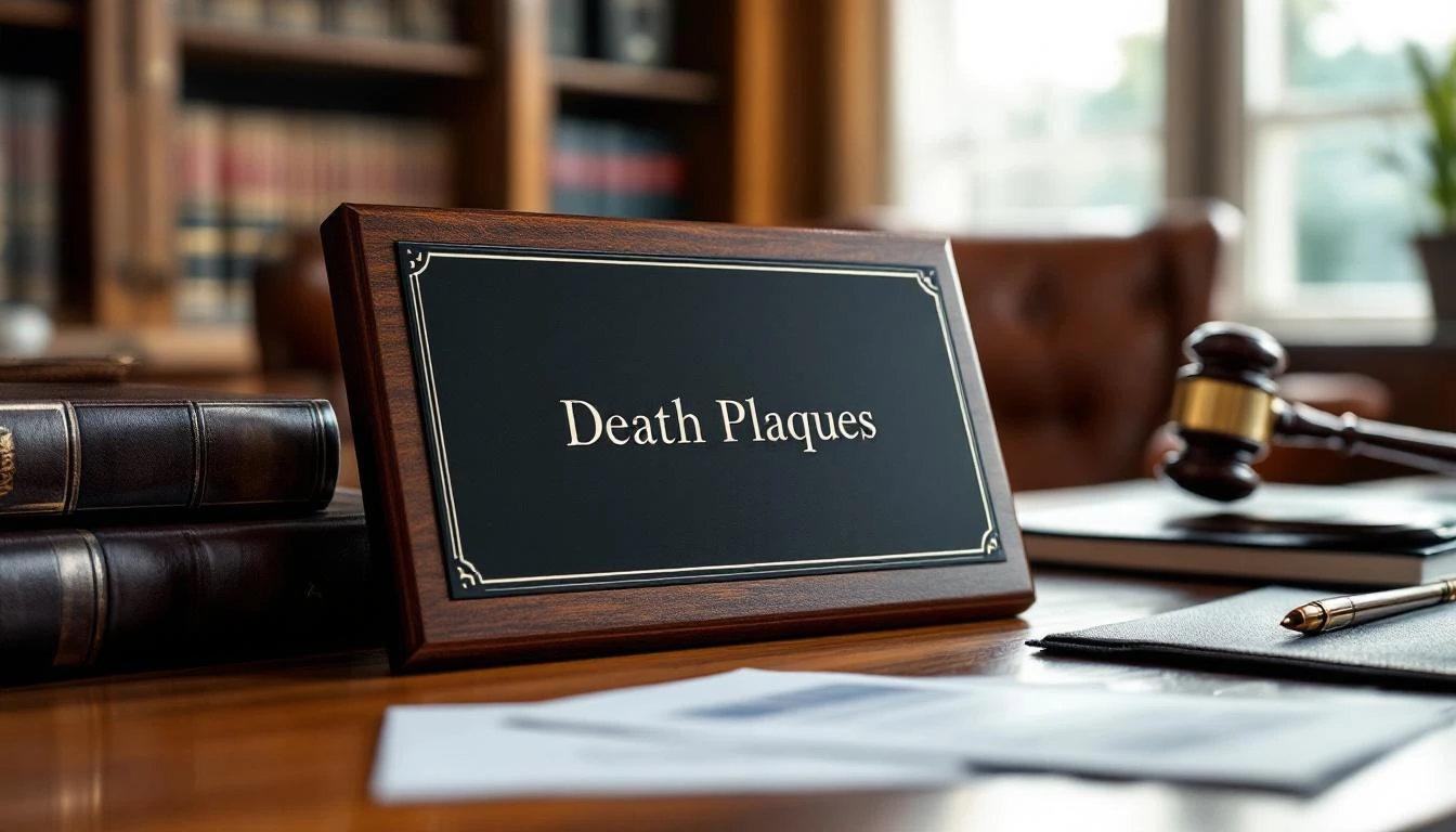 Les plaques décès : enjeux juridiques à considérer pour vos choix