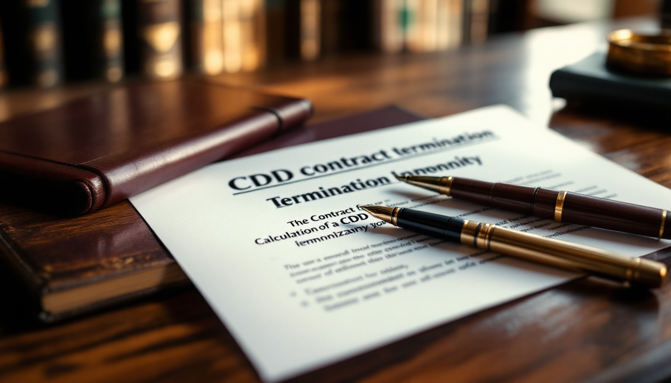 Éléments clés pour un bon indemnité fin de contrat cdd calcul